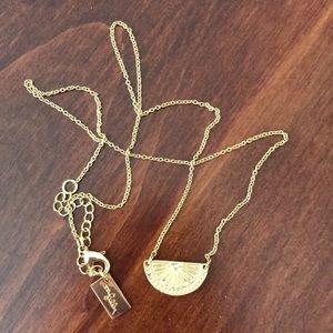Lilly Pulitzer Spill the Juice gold tone necklace